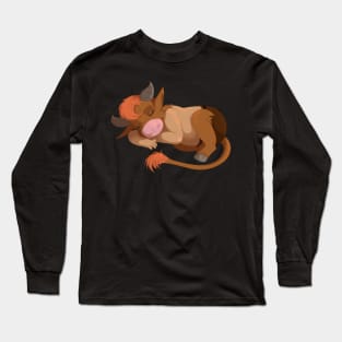 Sleeping Baby Minotaur Long Sleeve T-Shirt